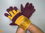Купить оптом Перчатки спилковые комбинированные утепленные ТРАЛ СТАНДАРТ , от производителя в Москве, с доставкой